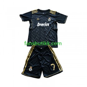 Fotballdrakt Real Madrid Cristiano Ronaldo 7 Barn Retro Bortetrøye 2011-2012 Kortermet